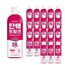 헤이바디 단백드링크, 330ml, 24병