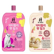 닥터할리 펫 밀크 200ml 10개입 전연령 고양이전용 캣밀크, 200ml 전연령 캣밀크