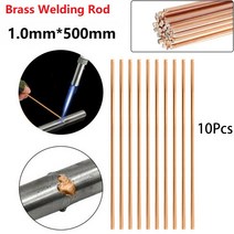 알곤용접봉황동 용접봉 인 구리 와이어 전극 땜납 분말 불필요 1.0 2.5mm * 개, 03 5pcs 1 5mm