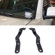 atv부품 4륜바이크부품 상부 후드 왼쪽 및 오른쪽 기둥 led 작업 조명 도랑 마운트 브래킷 toyota tacoma 2016-2022