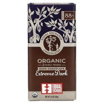 Equal Exchange Organic Dark Chocolate Extreme Dark 88% Cacao 2.8 oz (80 g), One Color, One Size