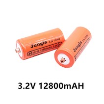 인산철배터리팩 100% 정품 32650 12800mAh 3.2V lifepo4 충전식 배터리 전문 리튬 철 인산염 전원 나사 포, 03 8 PCS Battery