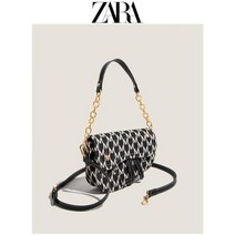 ZARA 자라 정품 반달 유니크 핸드백 여자 숄더백 여성 하객 결혼식 출퇴근 블랙 크림색 블루 브라운
