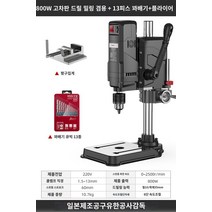 전동 드릴 미니 탁상 보루방 가정용 드릴링, (드릴밀링 양용】800W 프리미엄 에디션+플라이어+13