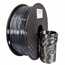 실크 블랙 PLA 필라멘트 1.75mm 1KG 3D 프린팅 필라멘트 실키 샤이니 샤인 메탈릭 PLA 3D 프린터 소재 1kg(2.2파운드) 스풀 널리 호환 FDM 3D 프린터 CC