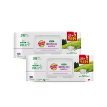 3M 베이킹소다 물걸레청소포 마일드 대형 30매 2개