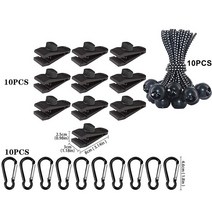 캐빈텐트 티피텐트 30 Diy 방수 헝겊 클립 천막 버클 캔버스 캐러밴 클로 트랩 나무 도구 텐트 Accessori, 08 F