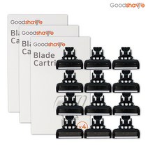 굿쉐이브(Goodshave) 5중날면도날 리필용(1box 날4개입), A-3 면도날 리필용 3BOX (12ea), 1박스