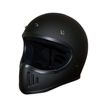 DAMMTRAX Blaster 풀페이스 오토바이 헬멧 모델: - 블랙 매트, L (머리 둘레 59cm 60cm), 매트 블랙_단품