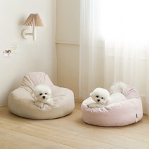 울리 펫빈백 방석 펫소파 2size 4colors, M사이즈 (58 x 58)/모카