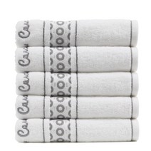 피에르가르뎅 캐슬 타월 선물세트 140g 30수 면사, 흰색, 1장