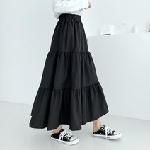 베베르 3단 캉캉 롱스커트 SD-211003, free