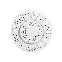 분석 Tuya Zigbee 가스 누출 모니터 이산화탄소 감지기 CO2 센서 포름 알데히드 VOC 소리와 빛 경보가있는, EU 플러그