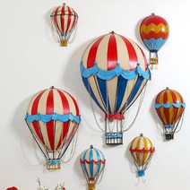 이사선물 철제모형 RK279 열기구세트 모형장식