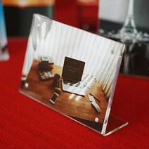 자석액자 L자 가로 90x60mm 메뉴판 디스플레이 pop 명패 명판 가격표 DP자석 액자 메뉴판 pop 명패 명판 인테리어 소품 DP 전단지 가격표 카페 식당 DP 디스플레이 디피