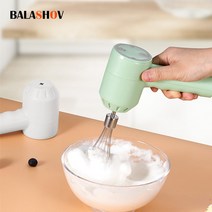 휘핑 머신 우유 크림 거품 반죽 기 전 음식 믹서 무선 휴대용 핸드 블렌더 속도 고성능 믹서 계란 비터 베이킹 핸드 믹서 주방 도구
