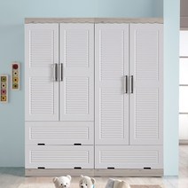 대도갤러리 아이리스 6자 장롱세트, 워시화이트