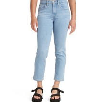 리바이스 여성 하이라이즈 슬림 스트레트핏 크롭 데님팬츠 (58825-0116)