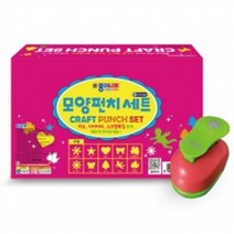 HACHO_ 문구용카드링 3공펀치기 공예펀치 구멍뚫기 종이펀칭기 사무용펀칭기, 옵션_ 모양 펀치 세트 중 10개 1세트 종이펀치, 이상품으로함