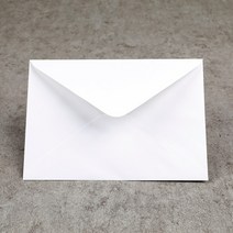 디쎈 [195x135] 백색 흰색 모조봉투 청첩장 안내장 초대장 엽서형 봉투 인쇄제작 소량제작가능, 50매(흑백인쇄)