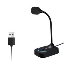 월드몰/ CAVEGER 미니 마이크 USB PC용 조절 팟캐스트 게이밍 컴퓨터 /노트북용, 상세내용표시