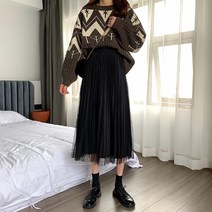 플리츠 작은 145 양면으로 입다 샤스커트 150CM 왜소 키커 보이는 겨울 가을 코디 벨벳 여성 XS 2640536979