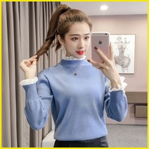 케익 - 바비올라 스트로베리 이중 니트 블라우스-150