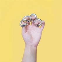 아트박스/아이디어브리지 TANGLE 메탈릭 심리안정 스트레스해소 집중력향상 장난감, 골드