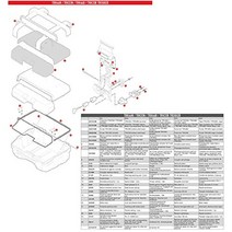 오토바이 바이크 짐받이 캐리어 givi 탑케이스 볼트 독일 직배송