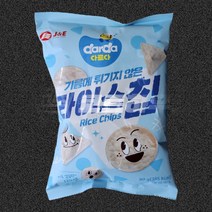 기름에 튀기지않은 라이스칩 80g
