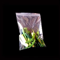 [바보사랑] 두께 0.1mm 두꺼운 PE 지퍼백 지퍼봉투 50X60cm 200매, 1