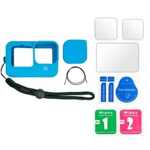 GoPro Hero 10 9 용 강화 유리 화면 보호기 커버 케이스 검정색 렌즈 보호 필름 Gopro Go pro 액세서리127674, B with 1 Box
