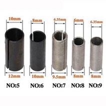 1pc CNC 라우터 비트 고정밀 어댑터 콜릿 밀링 커터 공구 홀더 6mm 4001, 01 NO.1 12.7x6.35