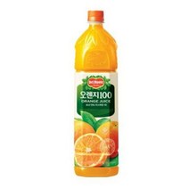 칠성 탕비실 손님대접 가족간식 델몬트 오렌지 주스 과즙음료 과일주스 생과일 1.5L 6개, 7세트