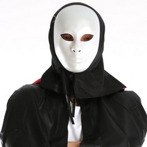 [바보사랑] (고급오페라후드가면)파티가면 오페라의 유령 할로윈, 색상:블랙