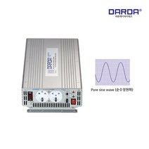 DARDA 다르다 DK1210 정현파 12V차량용인버터 1KW 자동차 야외 캠핑 차박, 단품