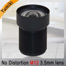 카메라렌즈 호환 컨버터 카메라용품Yumiki 3.5mm M12 렌즈 1/2. 5 인치 5MP IR 왜곡 cctv 카메라, 한개옵션0