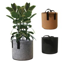 부직포 화분 베란다 텃밭 대파 키우기 10갤런 40x30, 1화분10갤런-블랙