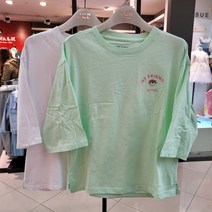 애플핑크 이런 가격이면~~ 망설이면 품절/여아전문 주니어브랜드/여름/데일리룩/캐주얼룩/빠른배송/6.5부 수달 그래픽 티셔츠 APK8R305-7954