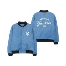 MLB 엠엘비 컬시브 로고 데님 자켓 NY Indigo 3ADKR0134-50INS