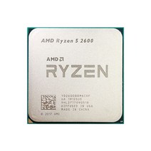 CPU 부품 AMD Ryzen 5 2600 R5 3.4 GHz 6 코어 12 스레드 프로세서 YD2600BBM6IAF 소켓 AM4 라이젠 중고 씨피유 쿨러 미포함