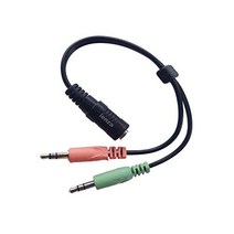 PC Adapter Cable Y-Splitter Cord Wire for Astro A１0 A40 Turtle Beach HyperX Cloud SteelSeries Sennhe, 1