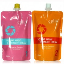 새롬화장품 칼라 볼륨 매직 스트레이트 크림1 2제 500ml, 2제 크림타입