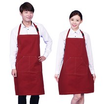 미용실 바리스타 업소용 세차 앞치마 AE58, M, AE58 하트청지