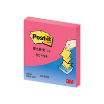 포스트잇 슈퍼스티키 팝업 리필 90매입, 딥핑크, 2개