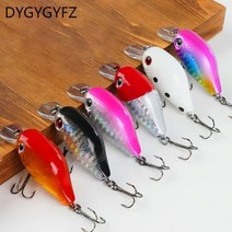 찌낚시대 미노우 미끼 3D 눈 6cm 8g 저수지송어대 참돔대 바다릴대 방파제대, A