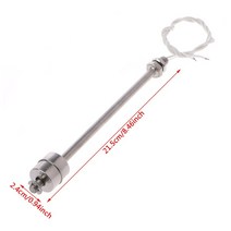 스테인레스 스틸 플로트 스위치 탱크 액체 수위 센서 110V 220V 220mm 10W|플로우 센서|, 단일, 1개, 단일