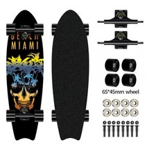 피쉬보드 스케이트보드 랜드서핑 랜드서핑보드 다양한스케이트보드, 스컬 아일랜드 큰 물고기