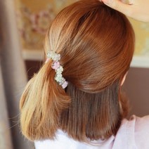 [미스21] 다섯잎꽃 바나나 헤어핀 (hp778)