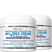 Ebanel 우레아 크림 40% 플러스 살리실산, 4.6 Ounce (Pack of 1)